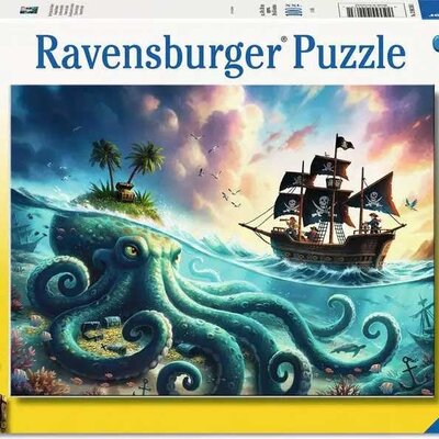 Puzzle za decu 100XXL delova Gusarsko blago Ravensburger 12004263