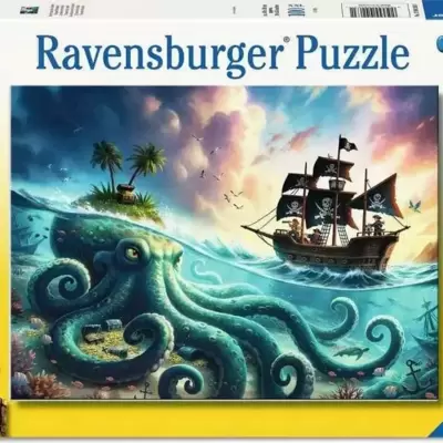 Puzzle za decu 100XXL delova Gusarsko blago Ravensburger 12004263