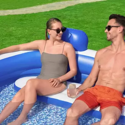 Bestway Bazen na naduvavanje sa sedištem i naslonima Splash Paradise 54422
