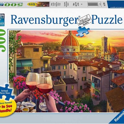 Puzzle 500 delova Terasa i vino u Italiji Ravensburger 16796