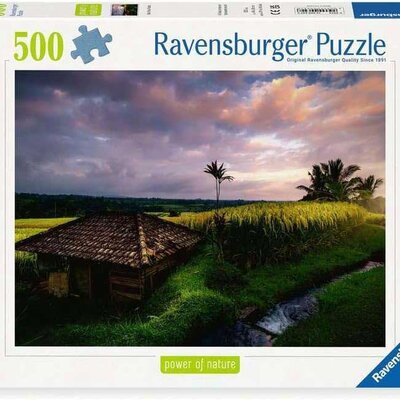 Puzzle 500 delova Pirinčana polja Balija Ravensburger 12000642