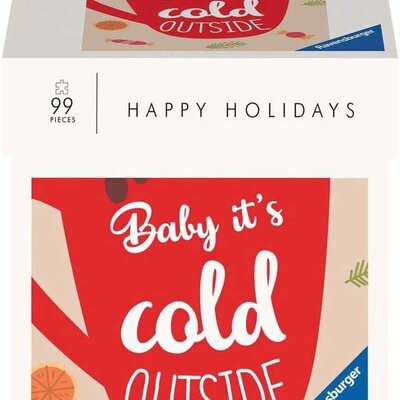Puzzle 99 delova Happy Holidays - Baby Its Cold Outside Ravensburger 17356