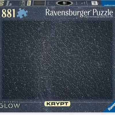 Puzzle 881 deo KRYPT - Universe Glow Ravensburger 12000240