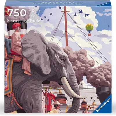 Puzzle 750 delova Put oko sveta za 80 dana Ravensburger 12001201
