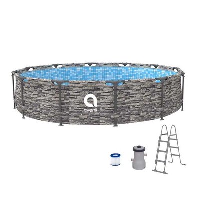 Avenli Montažni bazen sa pumpom i merdevinama 360x100cm 8816l 375102