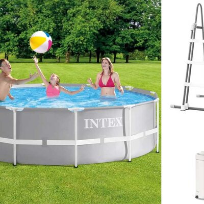 Intex Prism Frame Bazen sa metalnom konstrukcijom pumpom i merdevinama 3.66 x 0.99m 26716