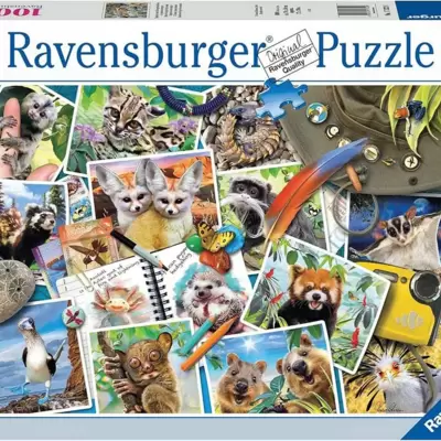 Puzzle slagalica 1000 delova Životinje sa putovanja Ravensburger 17322