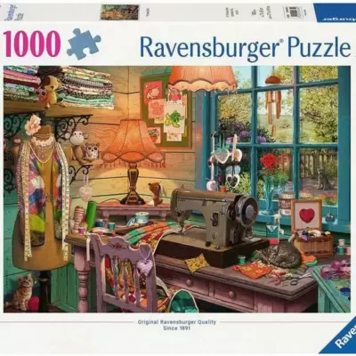Puzzle slagalica 1000 delova Krojački atelje Ravensburger 12000334