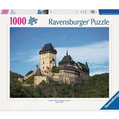 Puzzle slagalica 1000 delova Zamak Karlštejn Češka Ravensburger 12000560