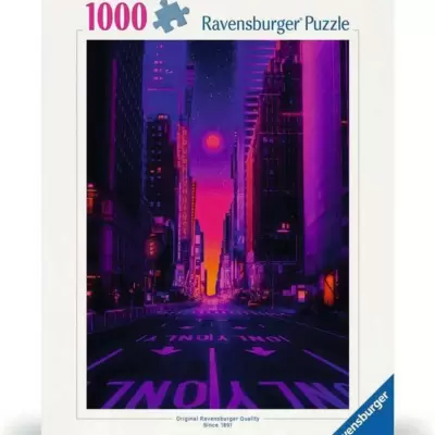 Puzzle slagalica 1000 delova Njujork u neonskim svetlima Ravensburger 12001436