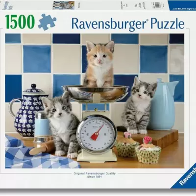 Puzzle slagalica 1500 delova Mačići u kuhinji Ravensburger 12001708