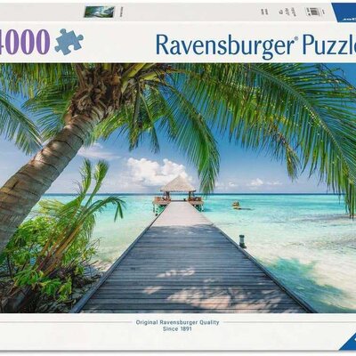 Puzzle slagalica 4000 delova Maldivi Plaža iz snova Ravensburger 12001737