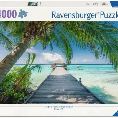 Puzzle slagalica 4000 delova Maldivi Plaža iz snova Ravensburger 12001737