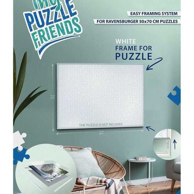Ram za puzzle 70x50cm beli Ravensburger 12001248