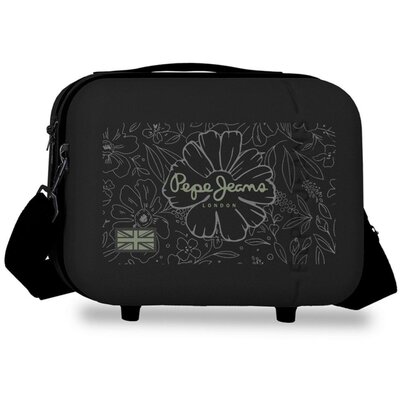 Neseser kofer za kozmetiku i šminku Pepe Jeans Eloise black 61339