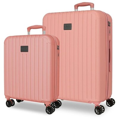 Komplet proširivih kofera 55cm i 68cm Movom Timber powder pink 55589