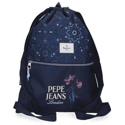 Sportska torba - ranac sa zatezanjem Pepe Jeans Lenay navy 61238
