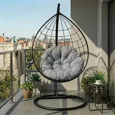 Jastuk 140cm Za Gnezdo Baštensku Ljuljašku MARBLE GREY