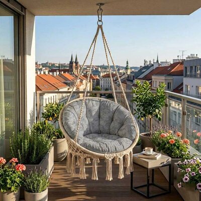 Jastuci za Makrame ljuljašku MARBLE GREY