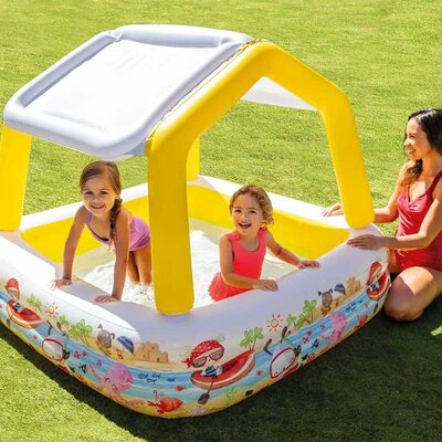 Intex dečiji bazen sa krovom na naduvavanje koji se skida 57470NP