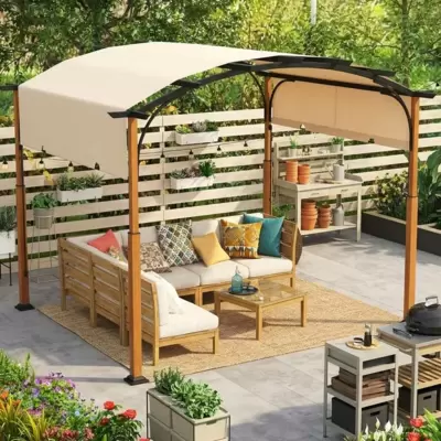Pergola Sa Lučnim Krovom 3.6 x 3 m Venturo Prestige