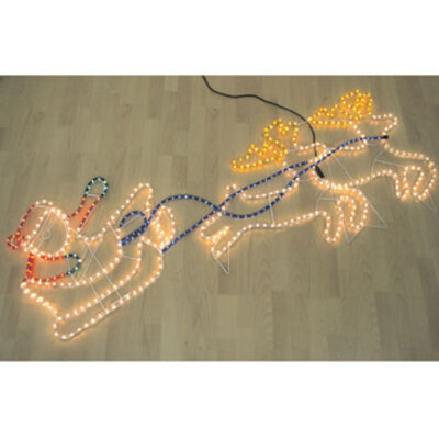 Novogodišnji spoljni svetleći okvir 14 m 52-205000