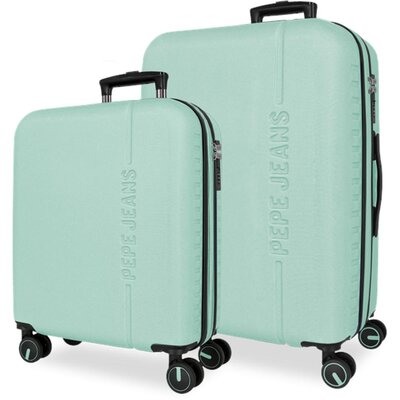 Komplet proširivih ABS kofera 55cm i 68cm PJL Montana turquoise 75689