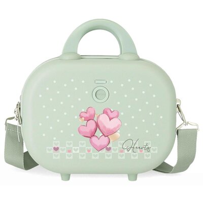 Toaletni kofer neseser Enso Hearts mint 99639