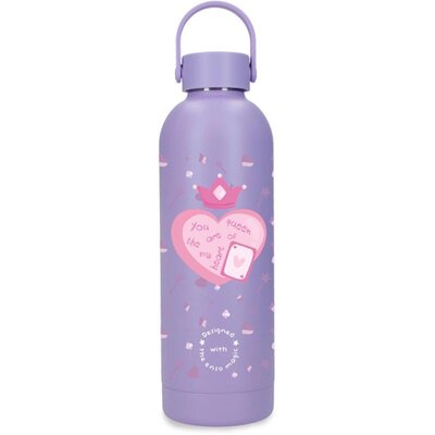 Termos 500ml 12-24h održavanje temperature Enso Queen Of Hearts purple 99533