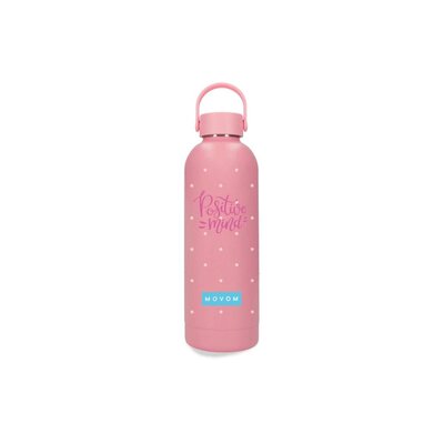 Termos 500ml 12-24h održavanje temperature Movom Positiv Mind coral 32333