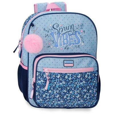 Ranac 38cm za školu Movom Spring Vibes blue 32622