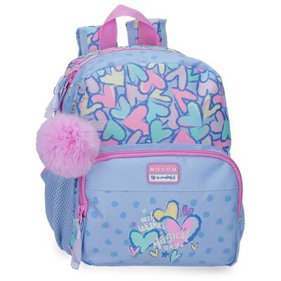 Ranac za vrtić 28cm Movom Best Wishes purple 32121