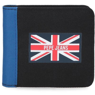 Novčanik na preklop 10.5cm Pepe Jeans Henry black 61582