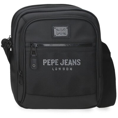 Muška torbica 27cm sa pregradom za tablet Pepe Jeans Durham black 72957