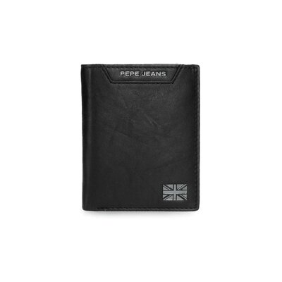 Kožni muški novčanik Pepe Jeans Indiana black 75321