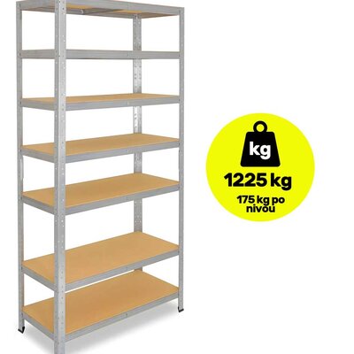 Metalna stalaža velike nosivosti Tower 200x100x40cm 7×175kg