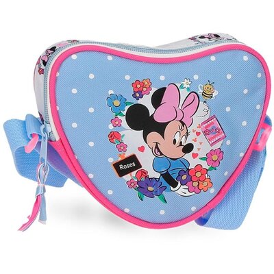 Srce torbica za devojčice Disney Minnie Flowers pink 43155