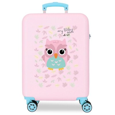 Dečji kofer 55cm Roll Road Happy Pets Owl pink 49911