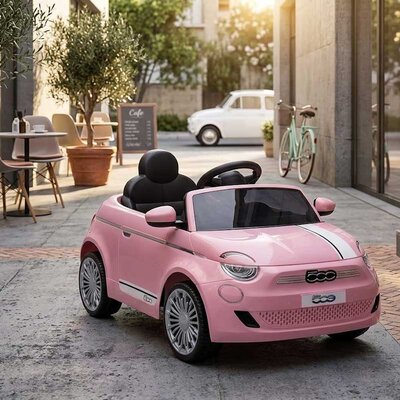 Dečiji automobil na akumulator Fiat 500 Style Roze