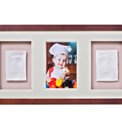 MemoryPrints Komplet za dečje otiske mahagoni - Trio Ram