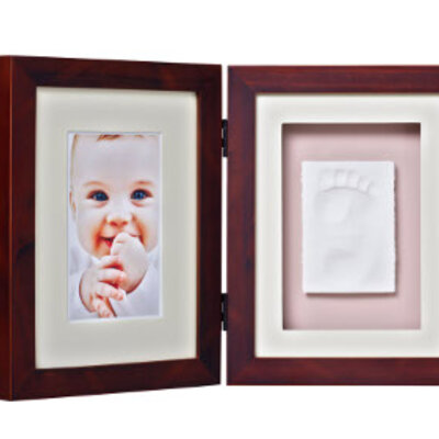 MemoryPrints Komplet za dečje otiske mahagoni -Stoni ram  