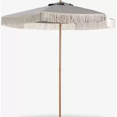Suncobran IBSTED Ø200 cm, bež/maslinasto zelena, aluminijumska šipka
