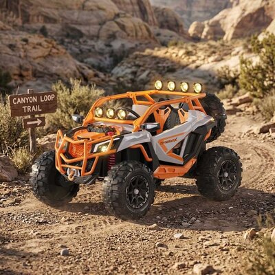 Dečije Off-Road vozilo na akumulator 2209 Orange