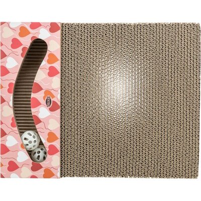 Kartonska grebalica za mačke 38cm sa lopticama Valentine TRIXIE 99352390