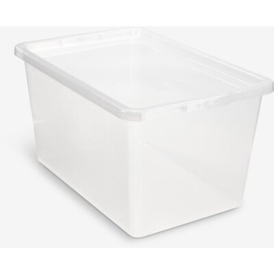 Kutija BASIC BOX 52L sa poklopcem, providna
