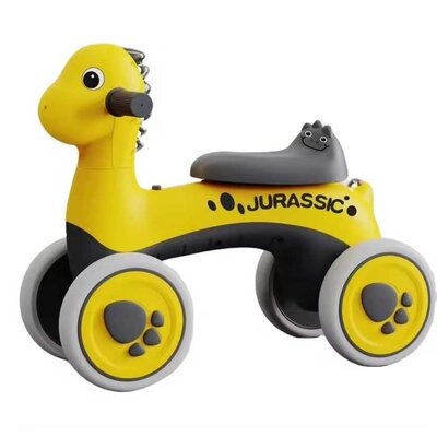 Dečija Dino guralica sa 4 točka 767 Žuta
