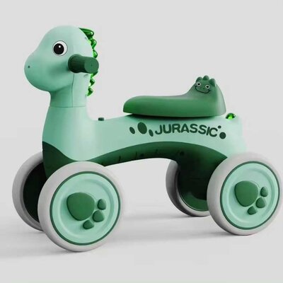 Dečija Dino guralica sa 4 točka 767 Zelena