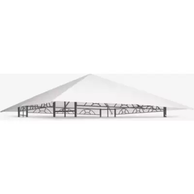 Krov za paviljon LOFOTEN 3x3 m, bela, vodoodbojan
