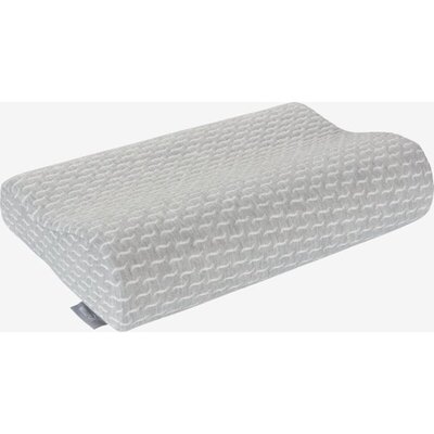 Ergonomski jastuk od memorijske pene 30x50x10/7 Wellpur Queen Grey