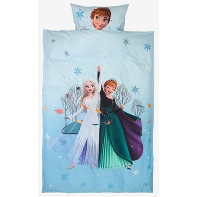 Dečija posteljina FROZEN 140x200 svetlo plava Jastučnica i jorganska navlaka